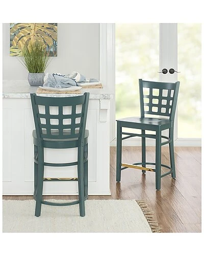 La Green Counter Stools Set Of 2 Home 4 La Green Counter Stools Set Of 2 Home - Image 4