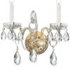 2-Light Traditional Crystal Sconce Home