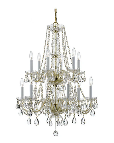 12-Light Traditional Crystal Chandelier Home 1 12-Light Traditional Crystal Chandelier Home
