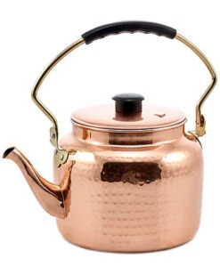 2qt Hammered Copper Tea Kettle Home
