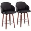 Lumisource Dahlia Set Of 2 Counter Stools Home