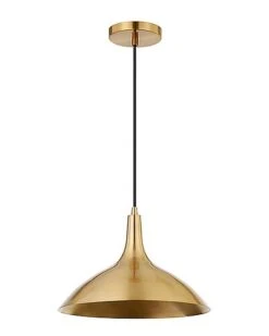 Barton Brass Finish Metal Pendant Home