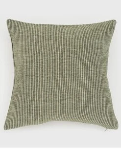 Elsa Reversible Woven Pinstripes Pillow Home