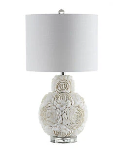 Designs 24in Seashell Rosette LED Table Lamp Home