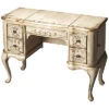 Harlotte Gilted Cream Hand Painted Vanity Home