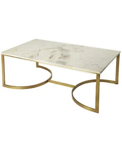 Sini Marble & Metal Coffee Table Home