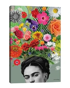 ICanvas Frida & Flor Wall Art By Ana Paula Hoppe Home