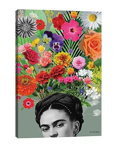 ICanvas Frida & Flor Wall Art By Ana Paula Hoppe Home 1 ICanvas Frida & Flor Wall Art By Ana Paula Hoppe Home
