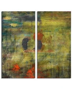 Bueno Exchange LIII 2 Piece Wrapped Canvas Wall Art Set Home