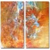 Earth Tone Abstract XII 2pc Wrapped Canvas Wall Art By Tristan Scott Home