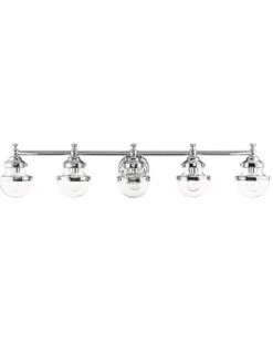 Livex Lighting 5-Light Polished Chrome Vanity Sconce Wall Light Home