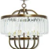 Livex Lighting Ashton 6-Light Palatial Bronze Chandelier Home