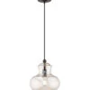 Livex Lighting Art Glass 1 Lt English Bronze Mini Pendant Home