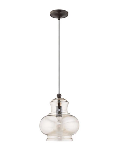 Livex Lighting Art Glass 1 Lt English Bronze Mini Pendant Home 2 Livex Lighting Art Glass 1 Lt English Bronze Mini Pendant Home - Image 2