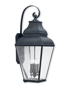 Livex Lighting Exeter 4-Light Bronze Outdoor Wall Lantern Home