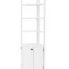 Alaterre Dover 68in Corner Storage Cabinet Home
