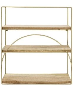 Metal 19in 3-Tier Wall Shelf