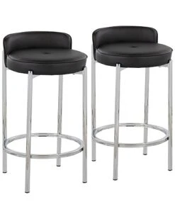 Lumisource Chloe Counter Stool Set Of 2 Home