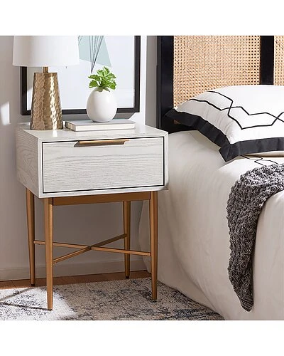 Safavieh Pierre One Drawer Nightstand Home 4 Safavieh Pierre One Drawer Nightstand Home - Image 4