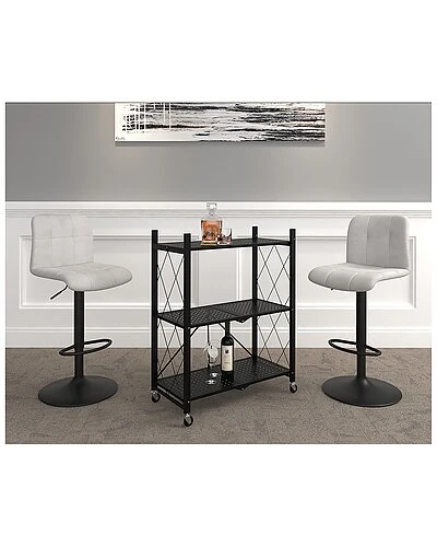 Able 3-Tier Metal Shelf 2 Able 3-Tier Metal Shelf - Image 2