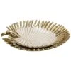T Of 2 Decorative Metal Leaf Trays