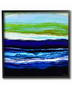 Acrylic Resin Ocean Sea Breeze Air Abstract By Barbara Bilotta Framed Art Home