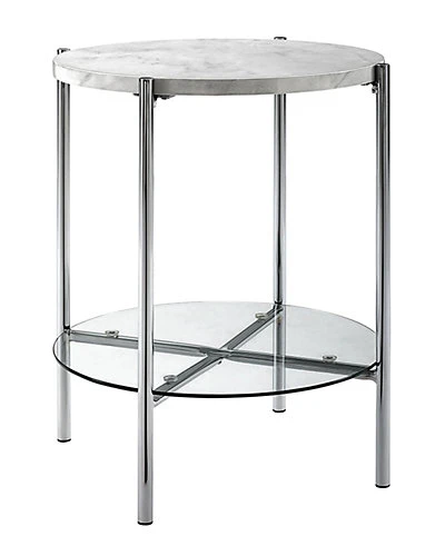 20in Glam Round Side End Table Home 1 20in Glam Round Side End Table Home