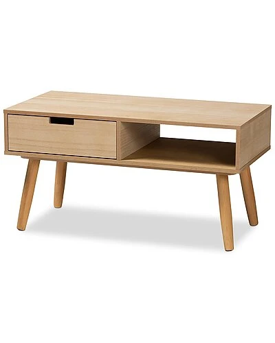 Baxton Studio Nadra 1-Drawer Coffee Table Home 1 Baxton Studio Nadra 1-Drawer Coffee Table Home