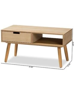Baxton Studio Nadra 1-Drawer Coffee Table Home 5 Baxton Studio Nadra 1-Drawer Coffee Table Home -Home Furnishing Store 3050169159 RLLD 3