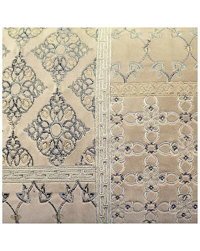 Velvet Patchwork Embroidered Lumbar Decorative Pillow 3 Velvet Patchwork Embroidered Lumbar Decorative Pillow - Image 3