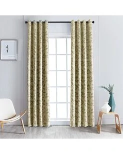 Superior Set Of 2 Leaves Blackout Panel Curtains Home