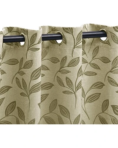 Superior Set Of 2 Leaves Blackout Panel Curtains Home 2 Superior Set Of 2 Leaves Blackout Panel Curtains Home - Image 2