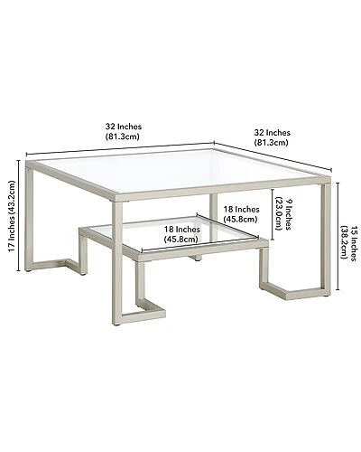 Ivy Athena Square Coffee Table Home 3 Ivy Athena Square Coffee Table Home - Image 3
