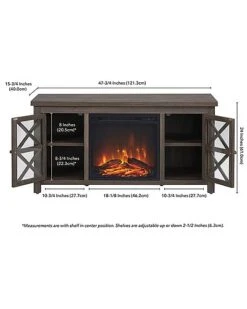 Ivy Colton 47.75In Alder Tv Stand Home 5 Ivy Colton 47.75In Alder Tv Stand Home -Home Furnishing Store 3050183063 RLLD 3