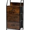 Baxton Studio Jacop Modern Industrial 3-Drawer Storage Cabinet Home