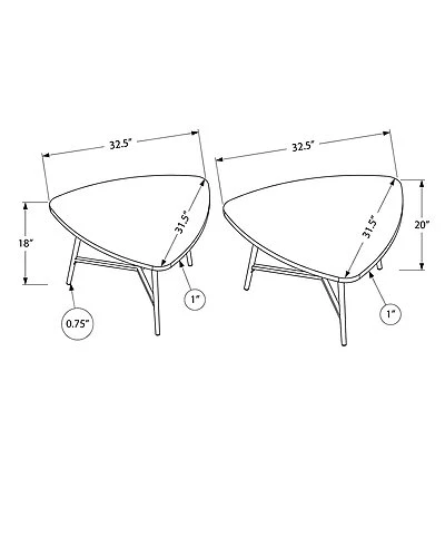Monarch Specialties Table Set Home 3 Monarch Specialties Table Set Home - Image 3