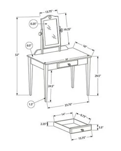 Monarch Specialties Vanity Home 5 Monarch Specialties Vanity Home -Home Furnishing Store 3050197073 RLLD 3