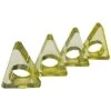 Yellow Triangle Napkin Ring Set Home