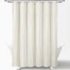 Farmhouse Drew Stripe Silver-Infused Antimicrobial Shower Curtain Home