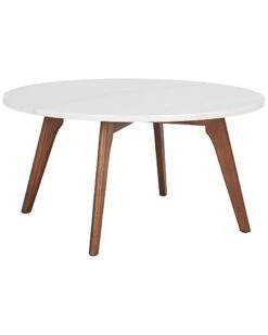 Safavieh Syrio Round Marble Coffee Table Home