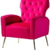 Abadiana Velvet Accent Chair/Wingback Chair