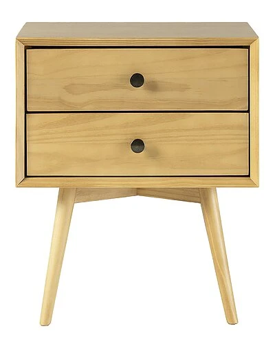 2-Drawer Solid Wood Night Stand Home 1 2-Drawer Solid Wood Night Stand Home