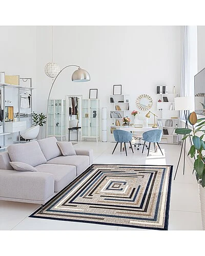 Tia Indoor/Outdoor Abstract Rug Home 2 Tia Indoor/Outdoor Abstract Rug Home - Image 2