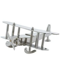 Silver Plane Sculpture Home