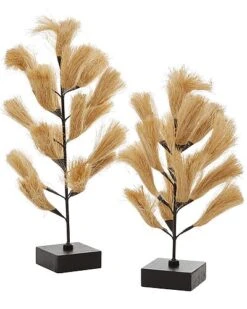 Brown Wood Natural Abstract Sculpture Home