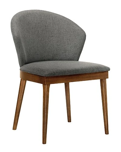 Juno Walnut Wood Dining Side Chairs, Set Of 2 Home 4 Juno Walnut Wood Dining Side Chairs, Set Of 2 Home - Image 4