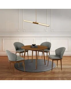 Juno Walnut Wood Dining Side Chairs, Set Of 2 Home 9 Juno Walnut Wood Dining Side Chairs, Set Of 2 Home -Home Furnishing Store 3050227949 RLLD 5