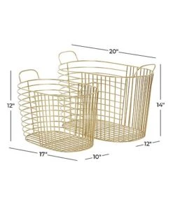 By Cosmopolitan Contemporary Basket Set Home -Home Furnishing Store 3050228426 RLLD 3