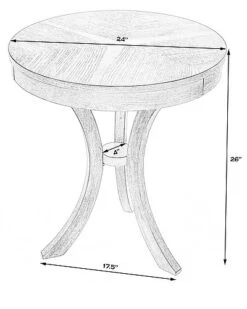 Gerard Driftwood Side Table Home -Home Furnishing Store 3050238337 RLLD 3