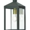 Livex Lighting 1-Light Bronze Outdoor Wall Lantern Home